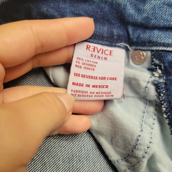 Revice Denim Star Bootcut Jeans High Rise Size 23 Vintage Wash Y2K - Picture 7 of 7